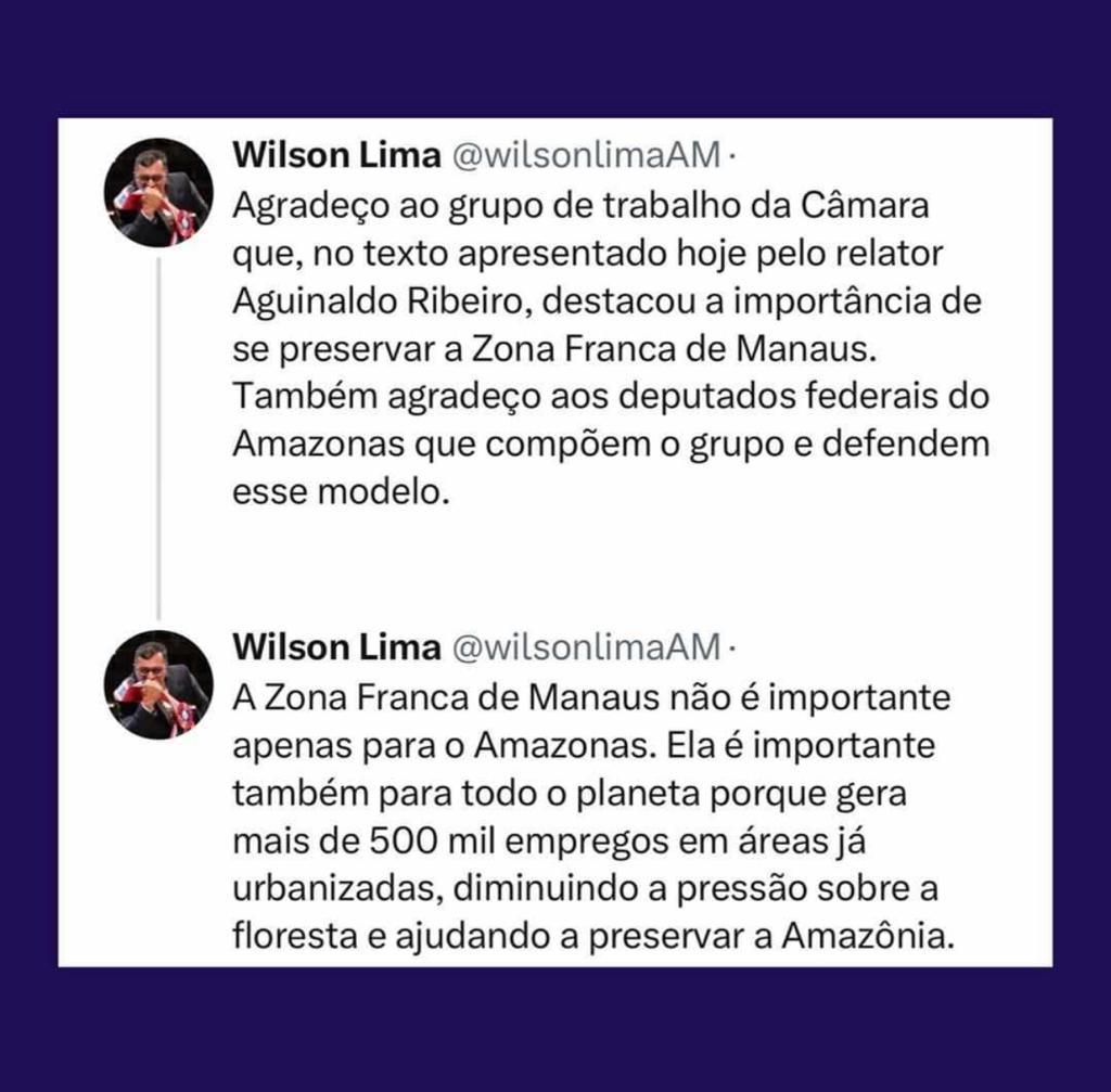 Wilson Lima Destaca Import Ncia Da Manuten O Da Zona Franca No