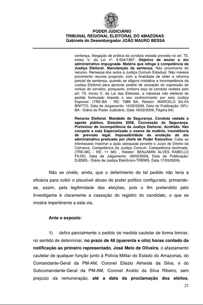 Desembargador Afasta Comandante E Sub Da Pm Sob Pena De Multa De R