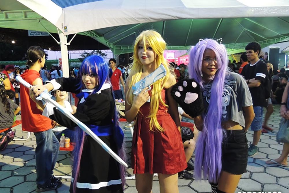Cosplayers do Anime Jungle Party