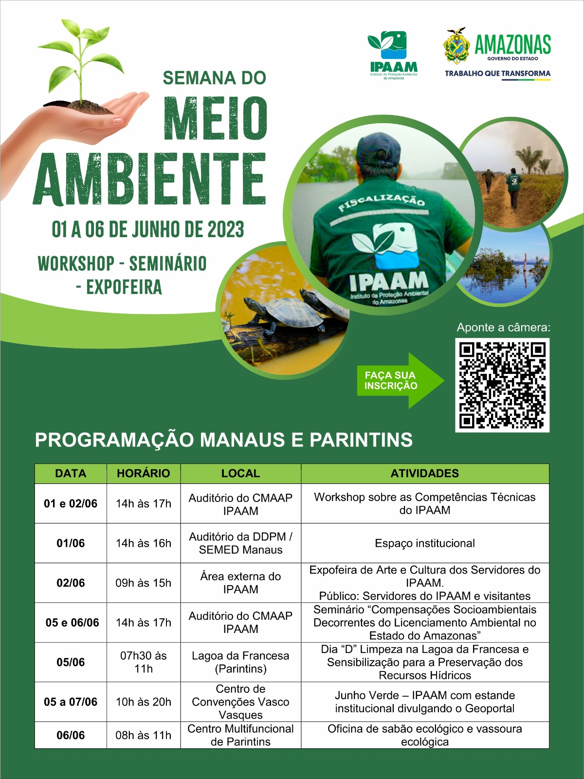 Ipaam Promove Programação Pela Semana Do Meio Ambiente Em Manaus E Parintins Portal Do Marcos
