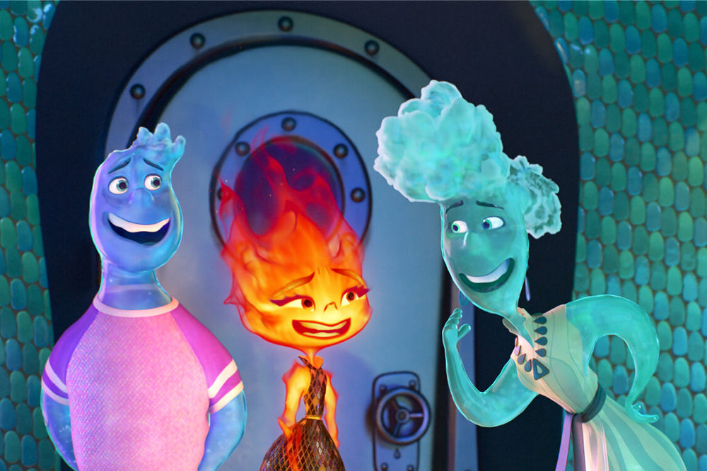 Elementos  Veja trailer da nova animação da Pixar com os 4 elementos